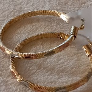 14k Gold filled hoop earrings